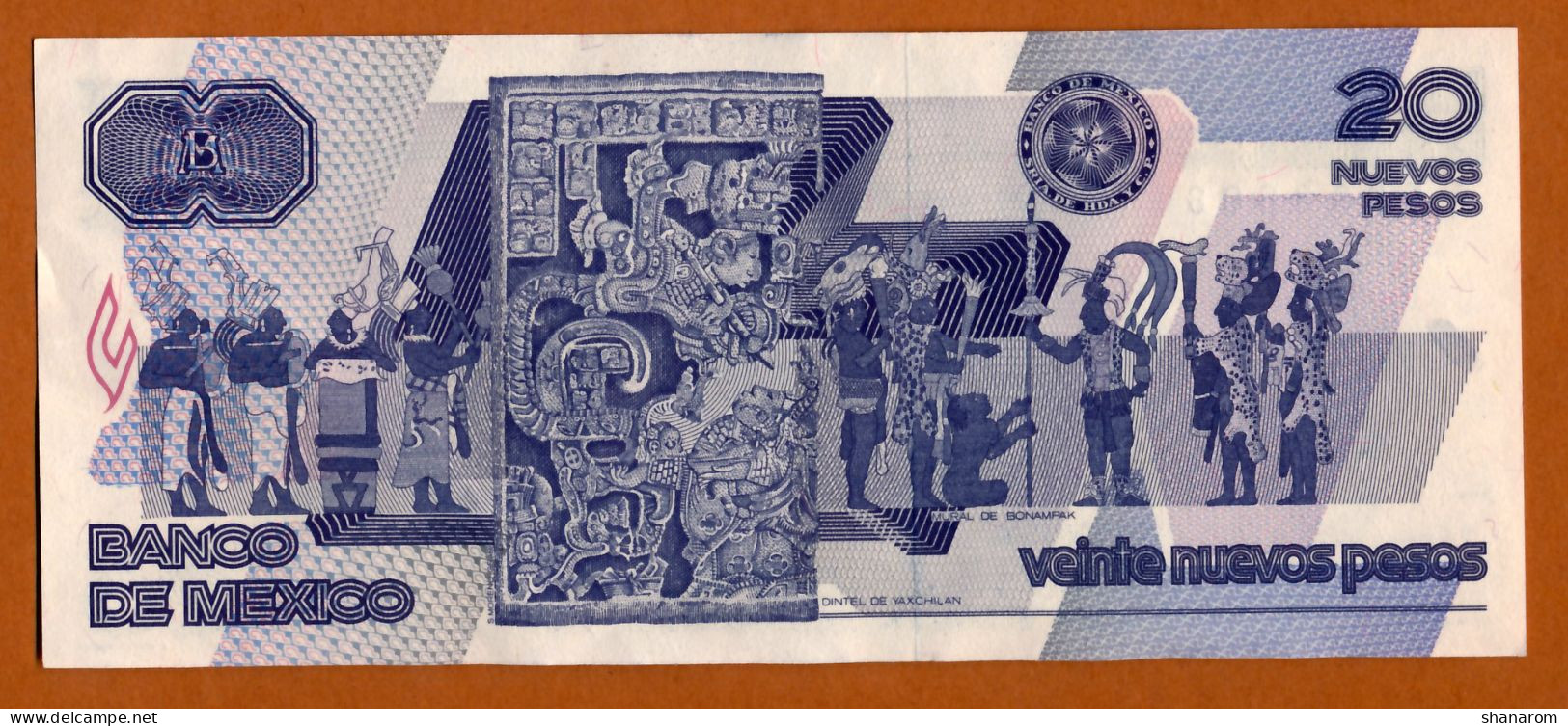 1990 // MEXIQUE // EL BANCO DE MEXICO // VEINTE NUEVOS PESOS // SUP / XF - México