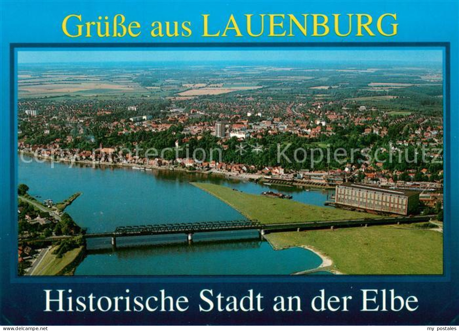 73618403 Lauenburg Elbe Fliegeraufnahme Lauenburg Elbe - Lauenburg