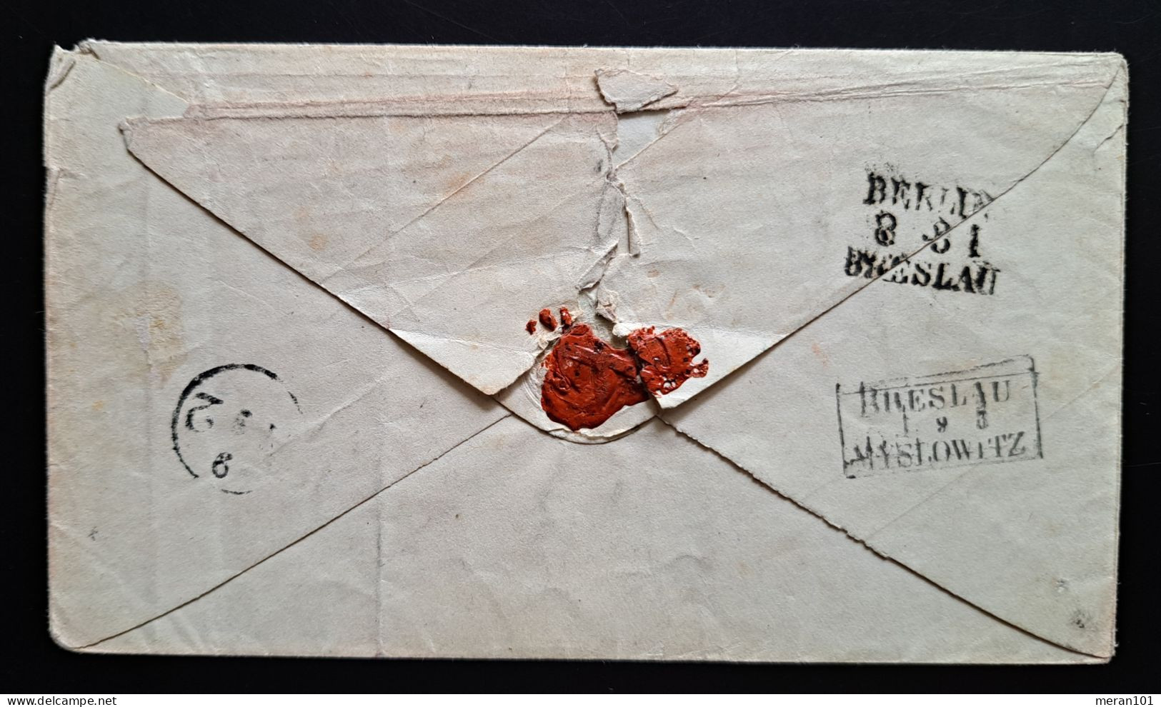Preussen, Umschlag PRACHWITZ, 2 Sgr. - Postal  Stationery