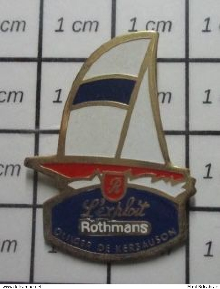 3017 Pin's Pins / Beau Et Rare : SPORTS / VOILE VOILIER ROTHMANS OLIVIER DE KERSAUZON BATEAU - Vela