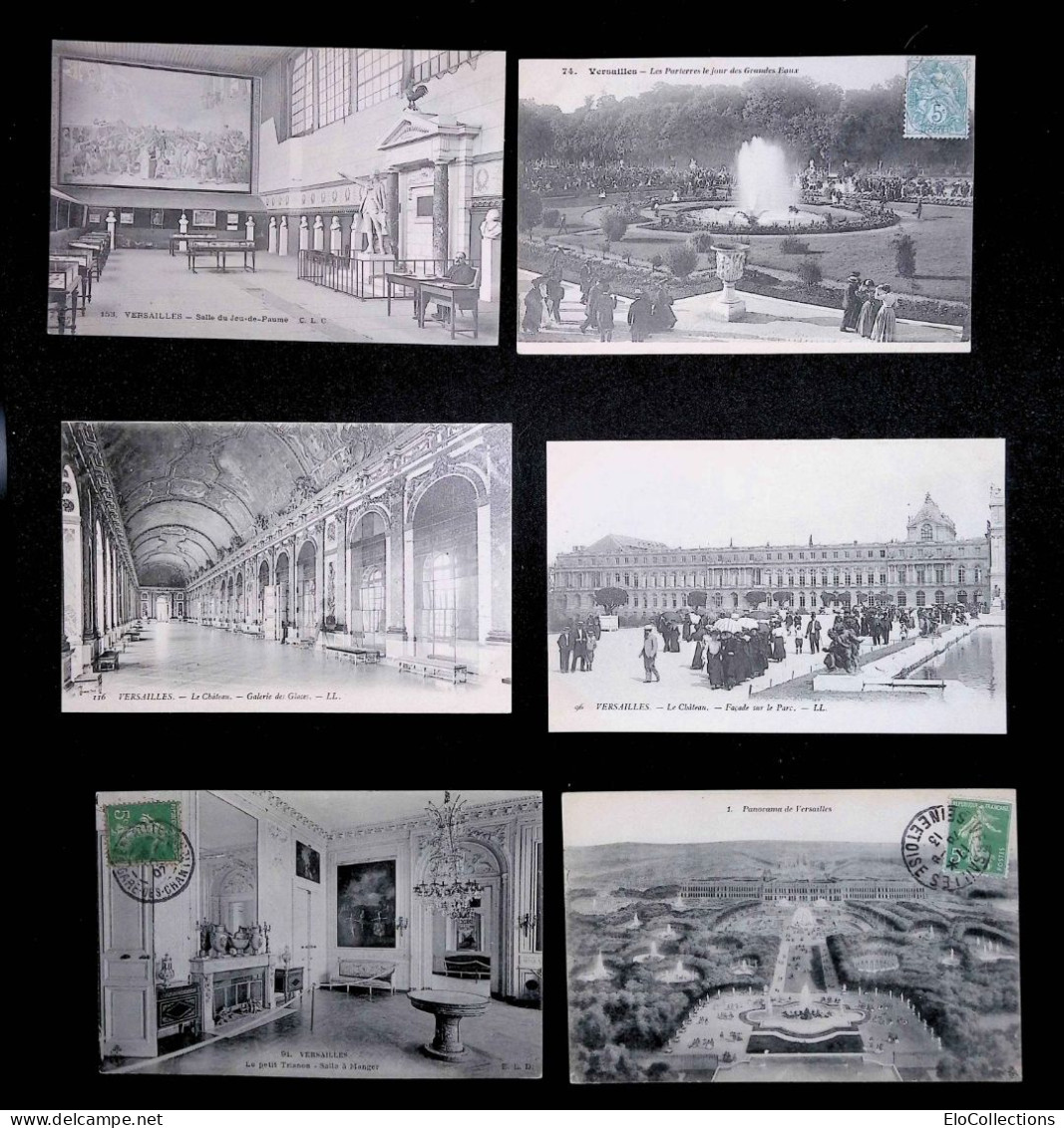 Cp, 78, Yvelines, Château De Versailles, LOT DE 6 CARTES POSTALES - 5 - 99 Postkaarten