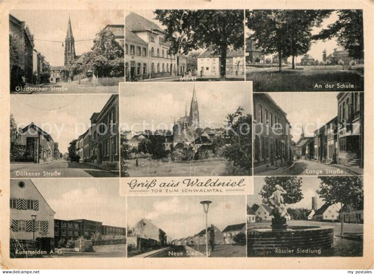 73618063 Waldniel Gladbacher Strasse Schule Markt Roessler Siedlung  Waldniel - Schwalmtal