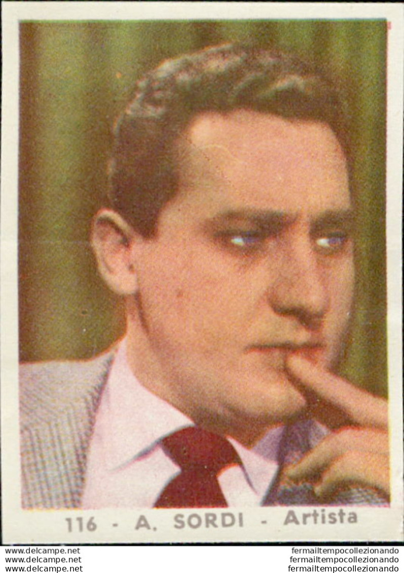 Bh116 Figurina Anni 50 Personaggi Famosi Albuma Sada Artista Alberto Sordi N 116 - Catalogus