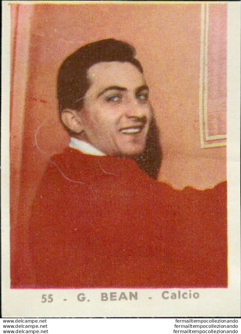 Bh55 Figurina Sticker G.bean Edizione Sada 1958 N55 Calcio Milan - Catálogos