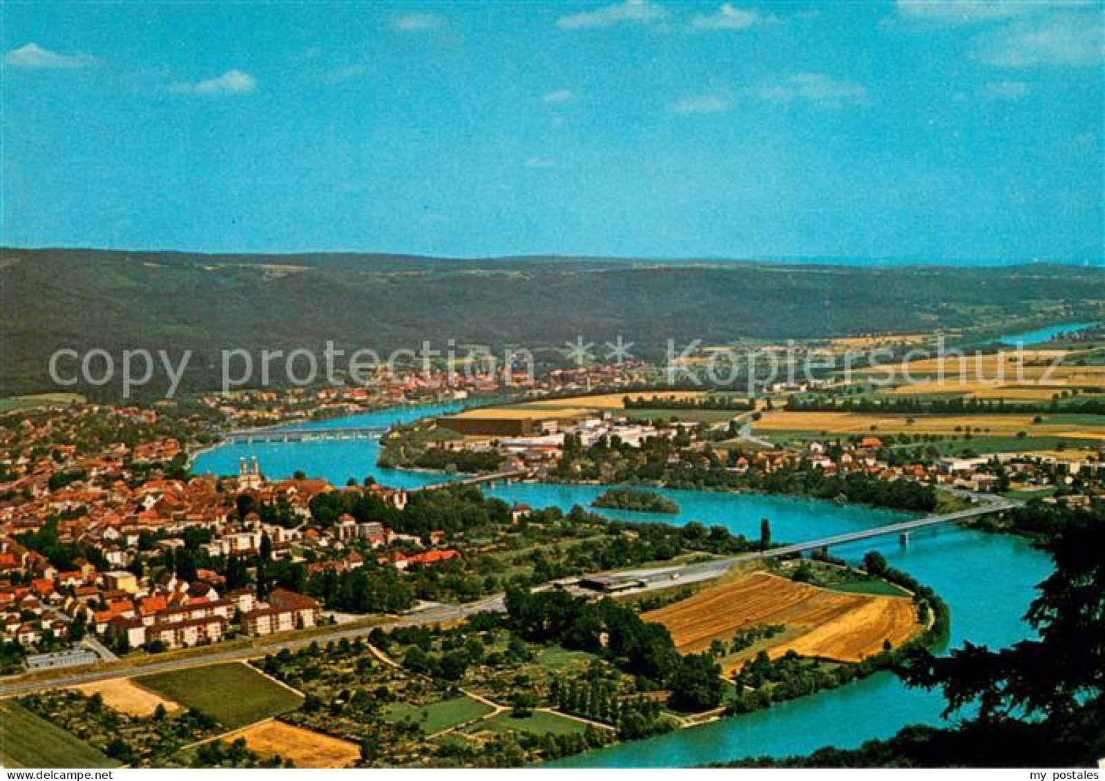 73617987 Bad Saeckingen Am Hochrhein Mit Stein Fliegeraufnahme Bad Saeckingen - Bad Säckingen