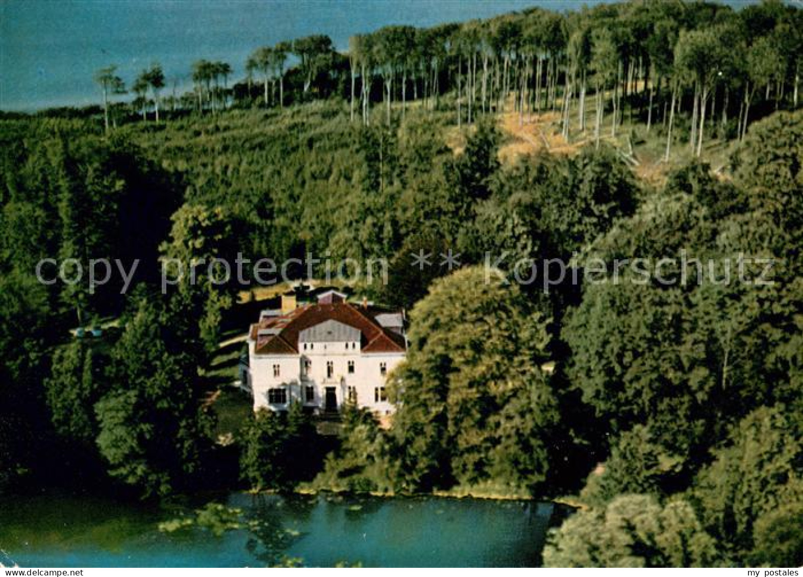 73617949 Daenisch-Nienhof Hotel Restaurant Schloss Am Meer Fliegeraufnahme Daeni - Kiel