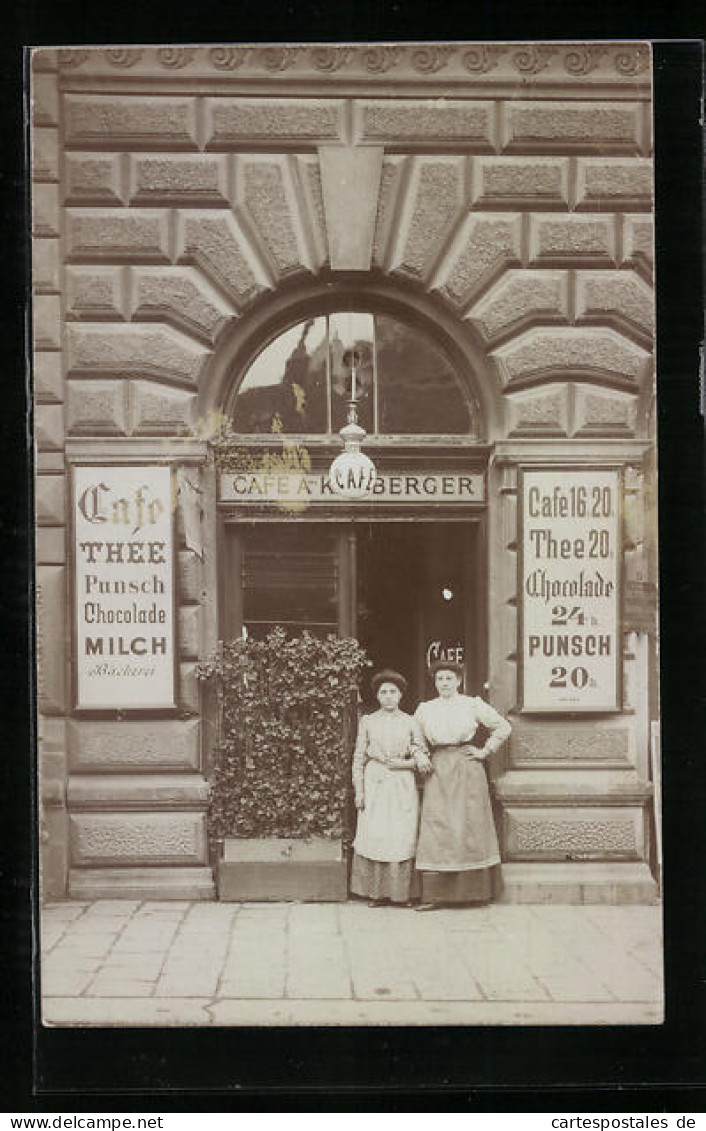 Foto-AK Wien, Cafe Von Karl Riegler, Heugasse 8, Später Prinz Eugenstr. 8  - Andere & Zonder Classificatie