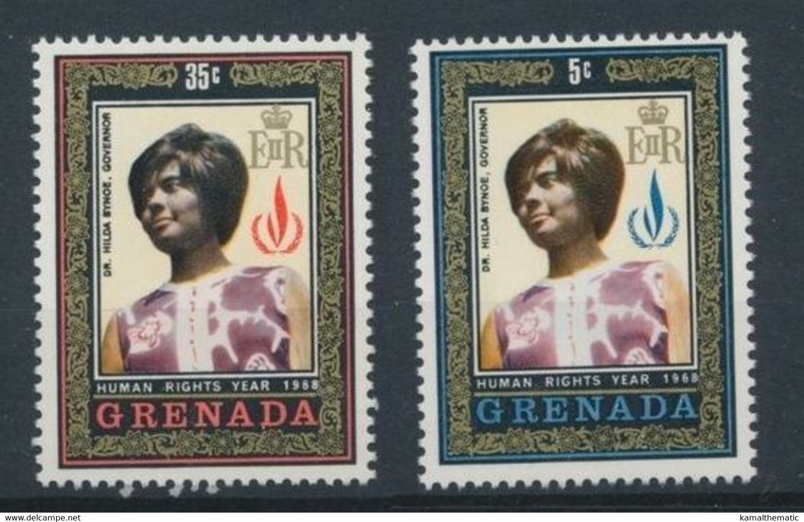 Grenada 1969 MNH, International Human Rights Year, Gov. Hilda Bynoe - Other & Unclassified