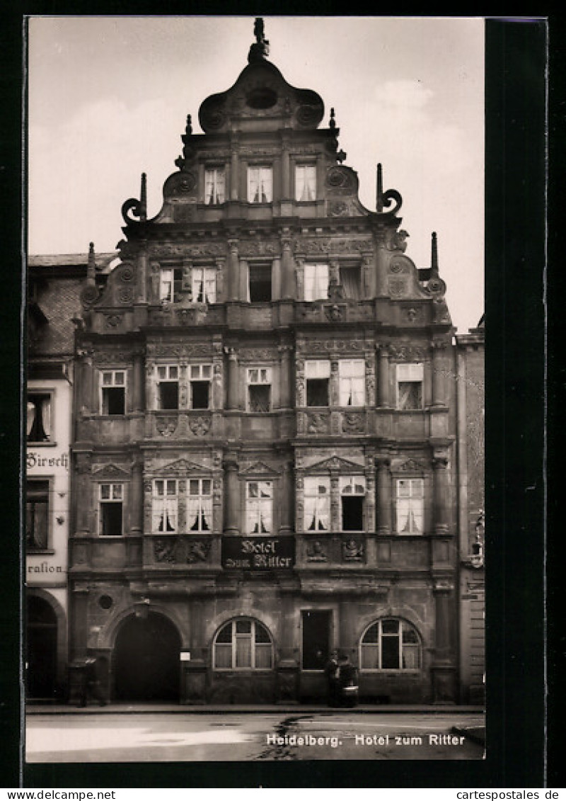 AK Heidelberg, Hotel Zum Ritter  - Heidelberg