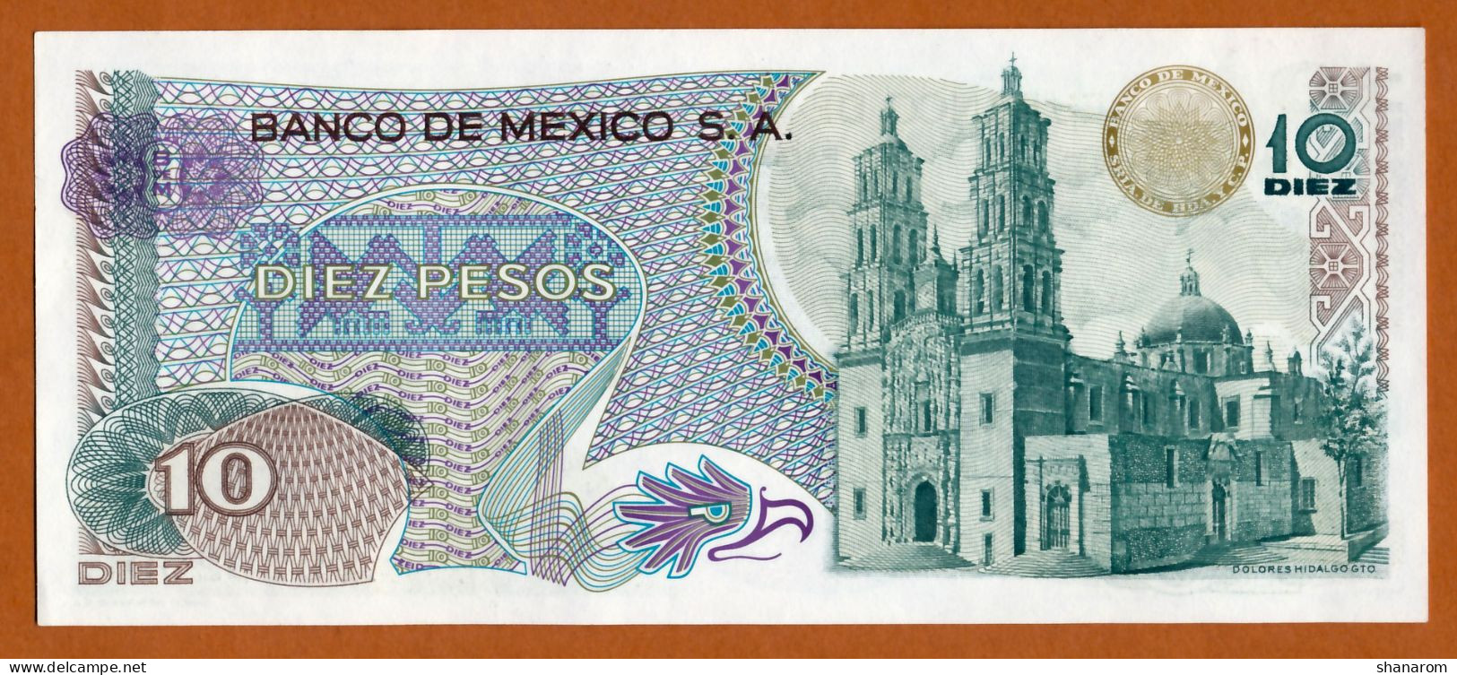 1977 // MEXIQUE // EL BANCO DE MEXICO // DIEZ PESOS // SPL / AU - México