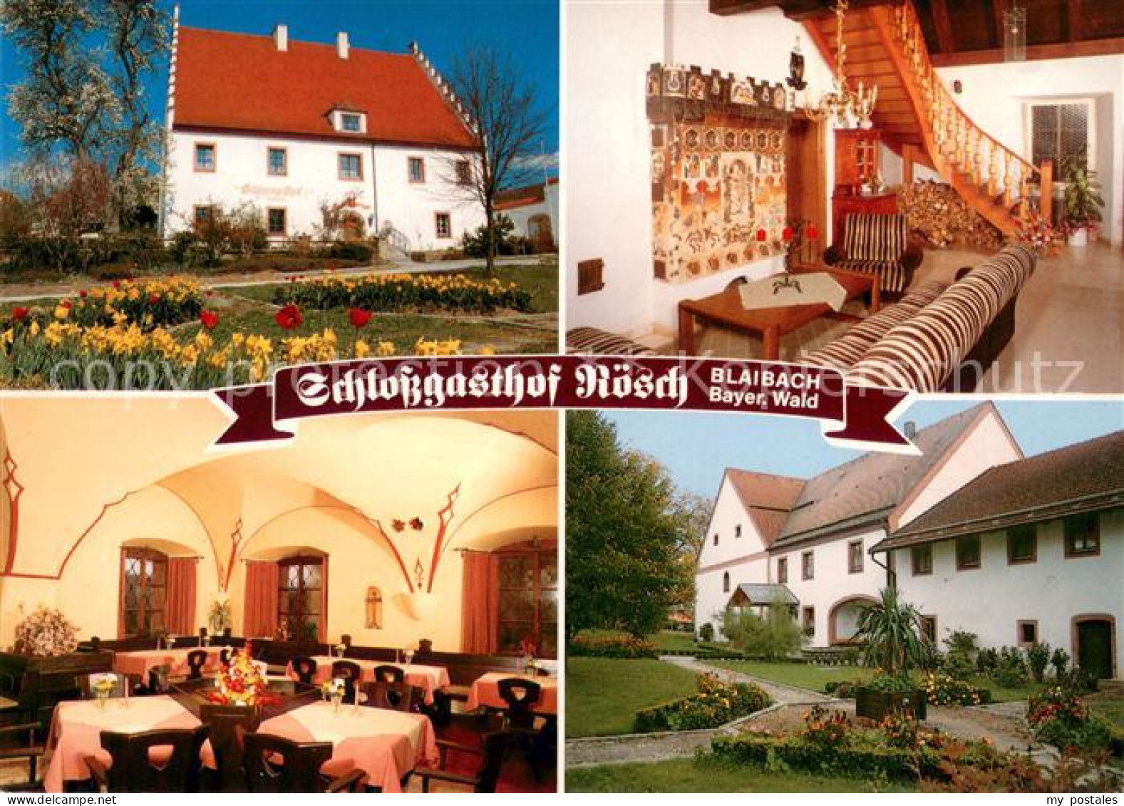 73617830 Blaibach Schlossgasthof Roesch Gaststube Park Blaibach - Other & Unclassified