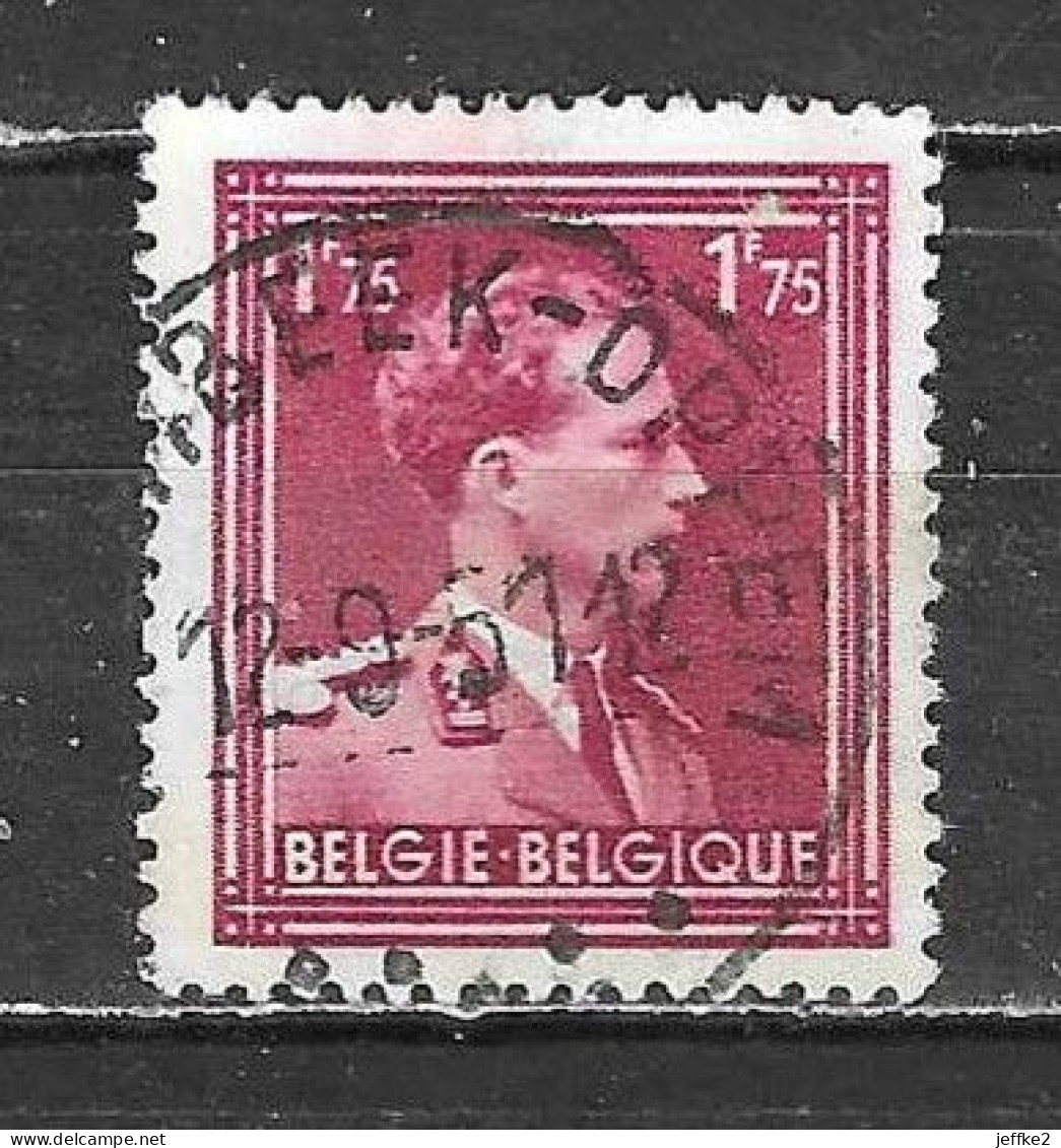 832  Leopold III Col Ouvert - Bonne Valeur - Oblit. Centrale WEZEMBEEK-OPPEM - LOOK!!!! - 1936-1957 Offener Kragen