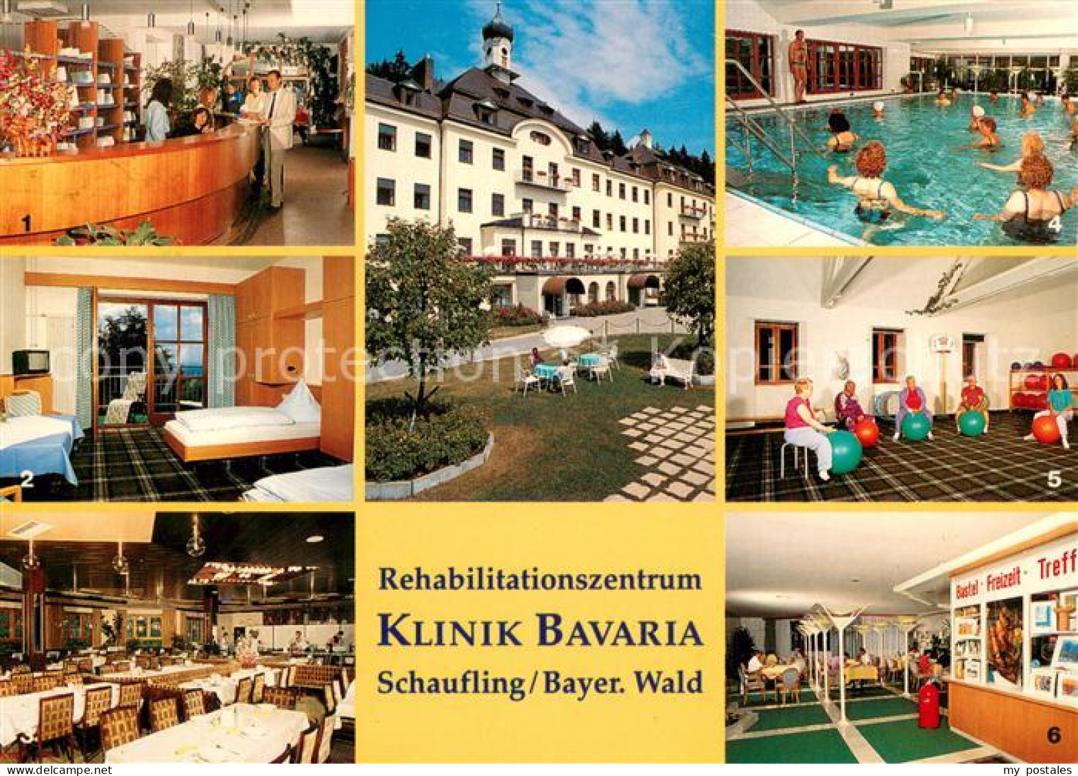 73617795 Schaufling Klinik Bavaria Rezeption Patientenzimmer Speisesaal Schwimmb - Autres & Non Classés