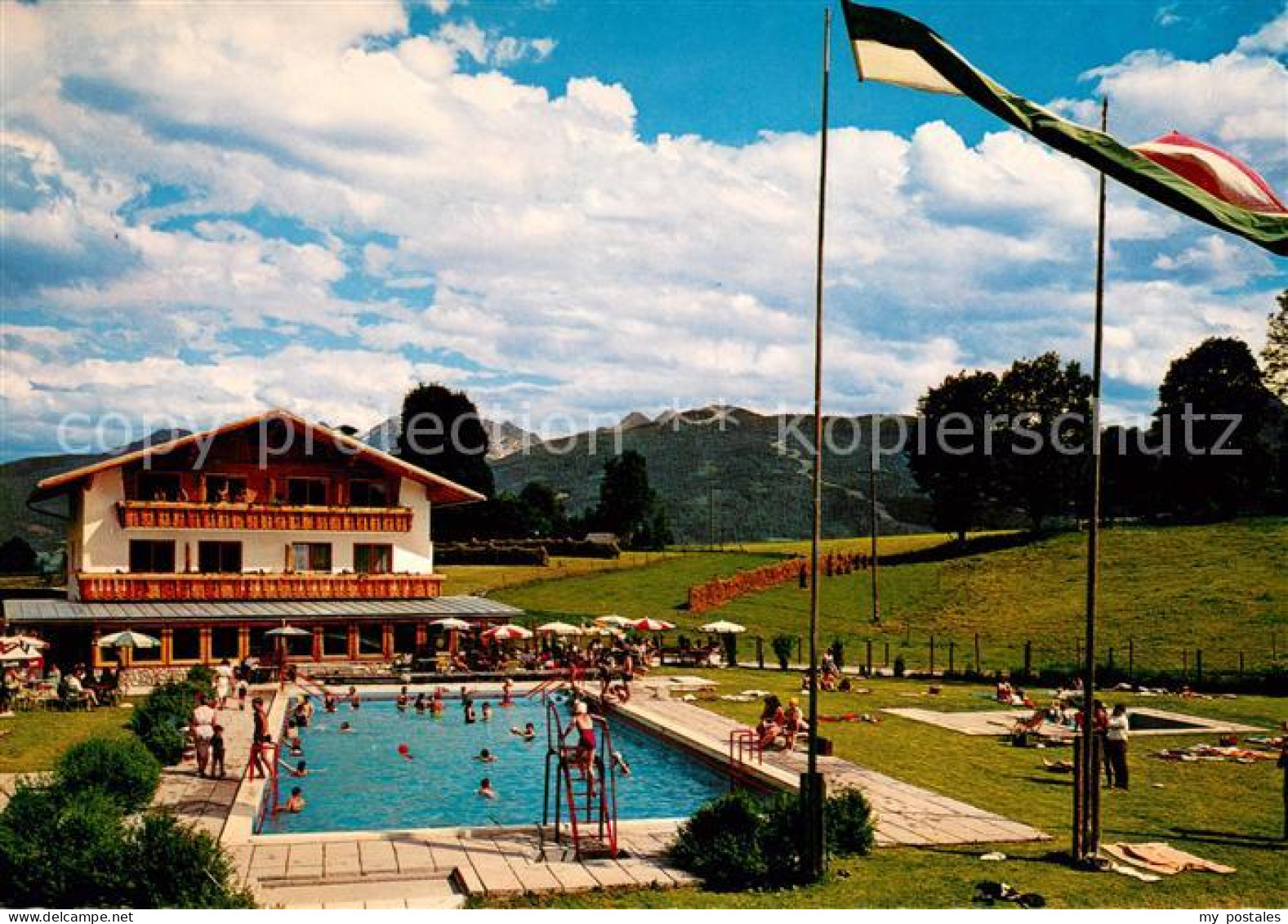 73617777 Ramsau Dachstein Steiermark Alpenbad Cafe Pension Schwimmbad Ramsau Dac - Autres & Non Classés