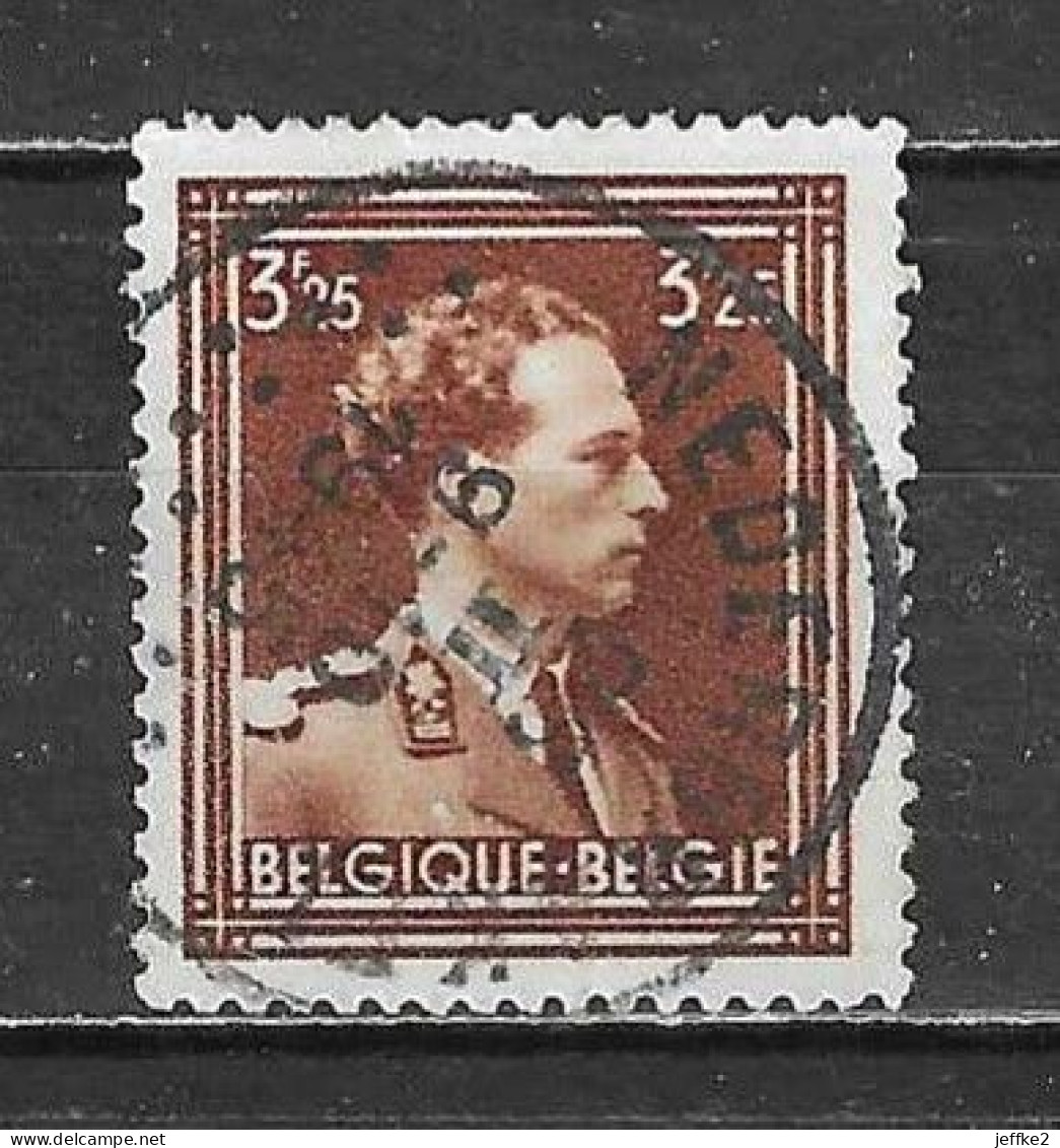 645  Leopold III Col Ouvert - Bonne Valeur - Oblit. Centrale NEDERBRAKEL - LOOK!!!! - 1936-1957 Open Collar