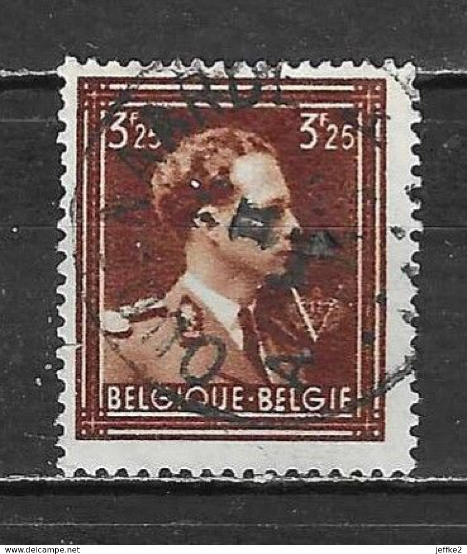 695  Leopold III Col Ouvert - Bonne Valeur - Oblit. Centrale OUDENAARDE - LOOK!!!! - 1936-1957 Open Kraag