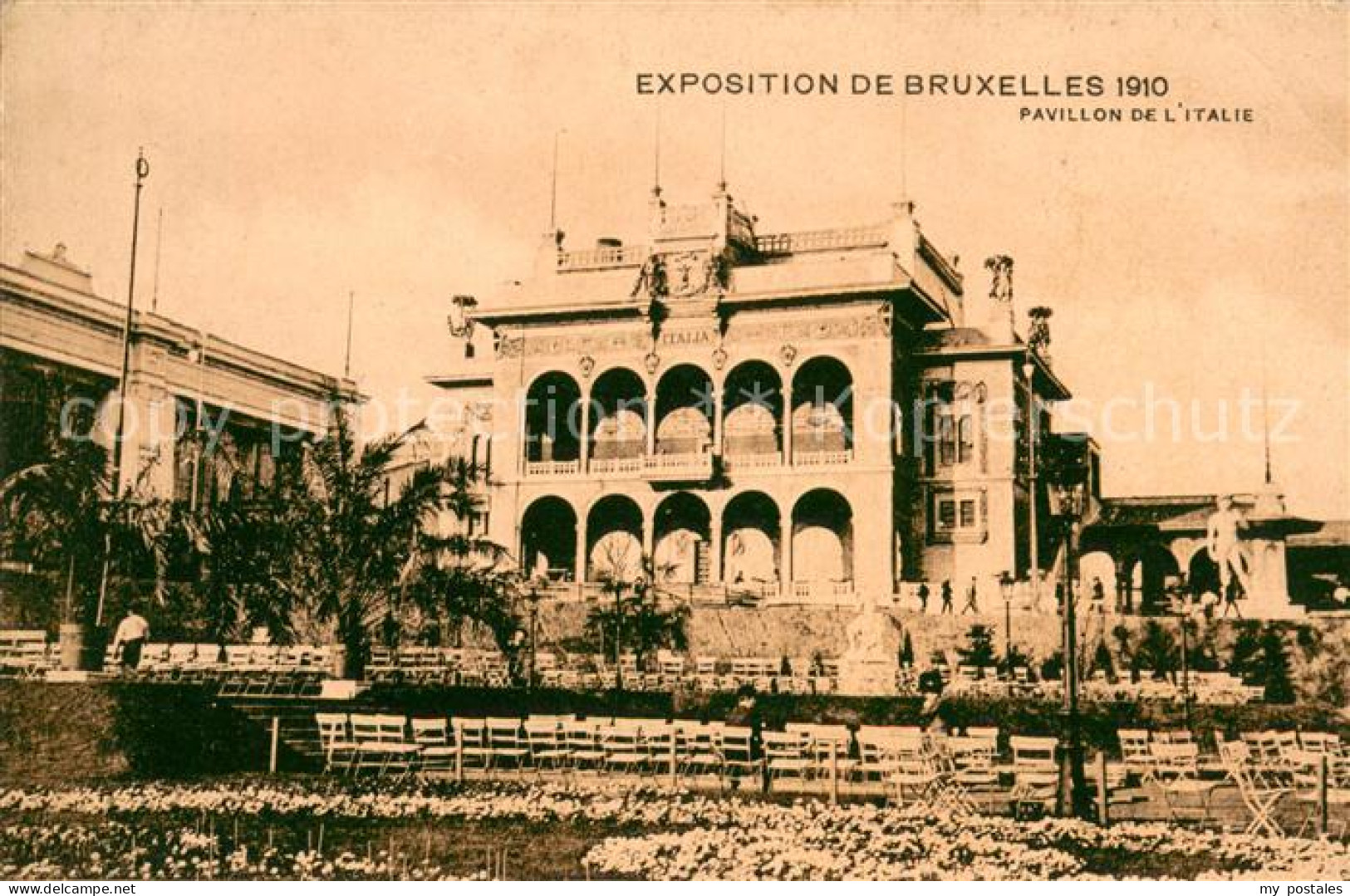 73617303 Exposition Bruxelles 1910 Pavillon De L'Italie Exposition Bruxelles 191 - Andere & Zonder Classificatie