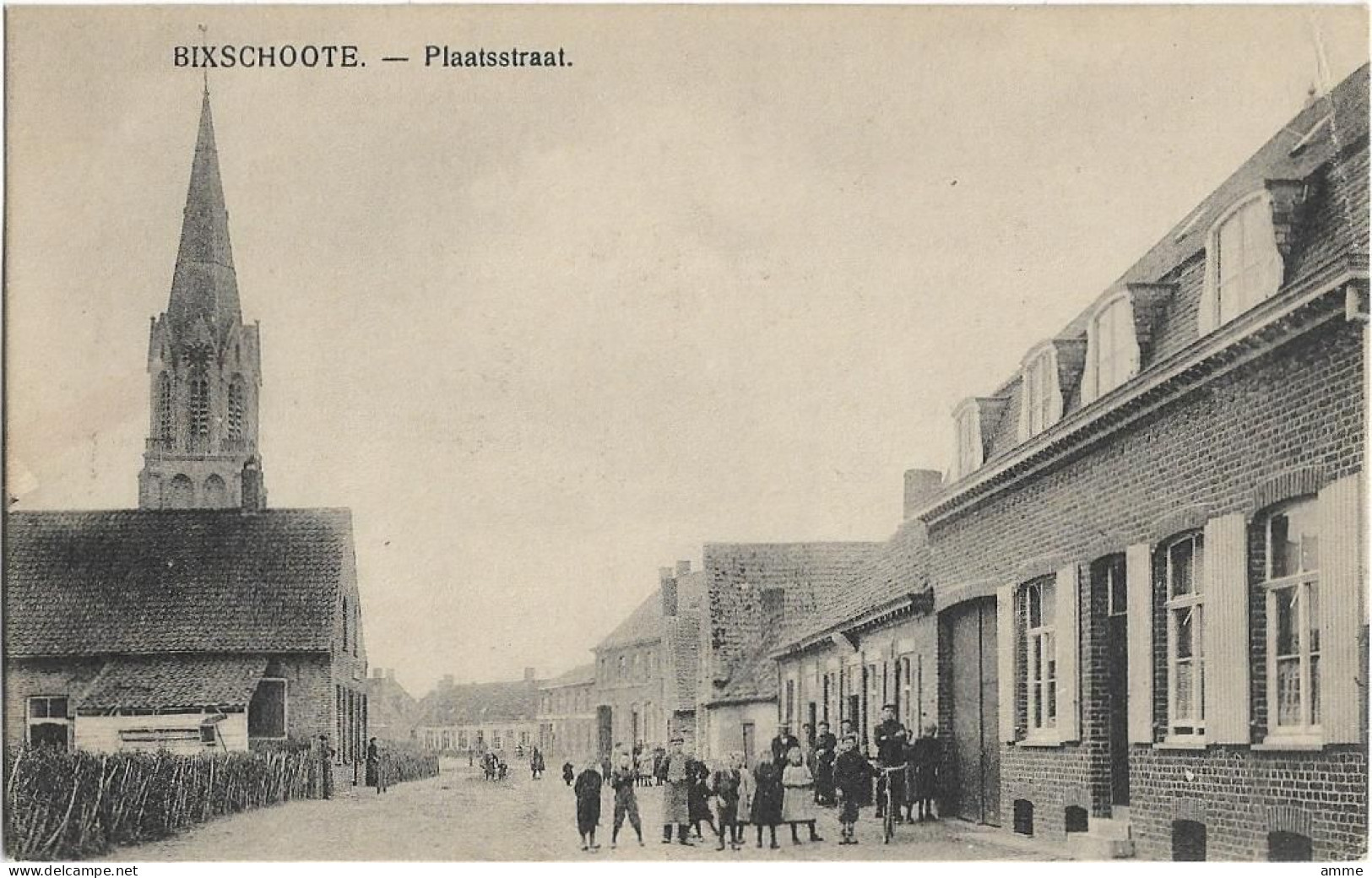 Bikschote  - Bixschoote   *  Plaatstraat - Langemark-Poelkapelle