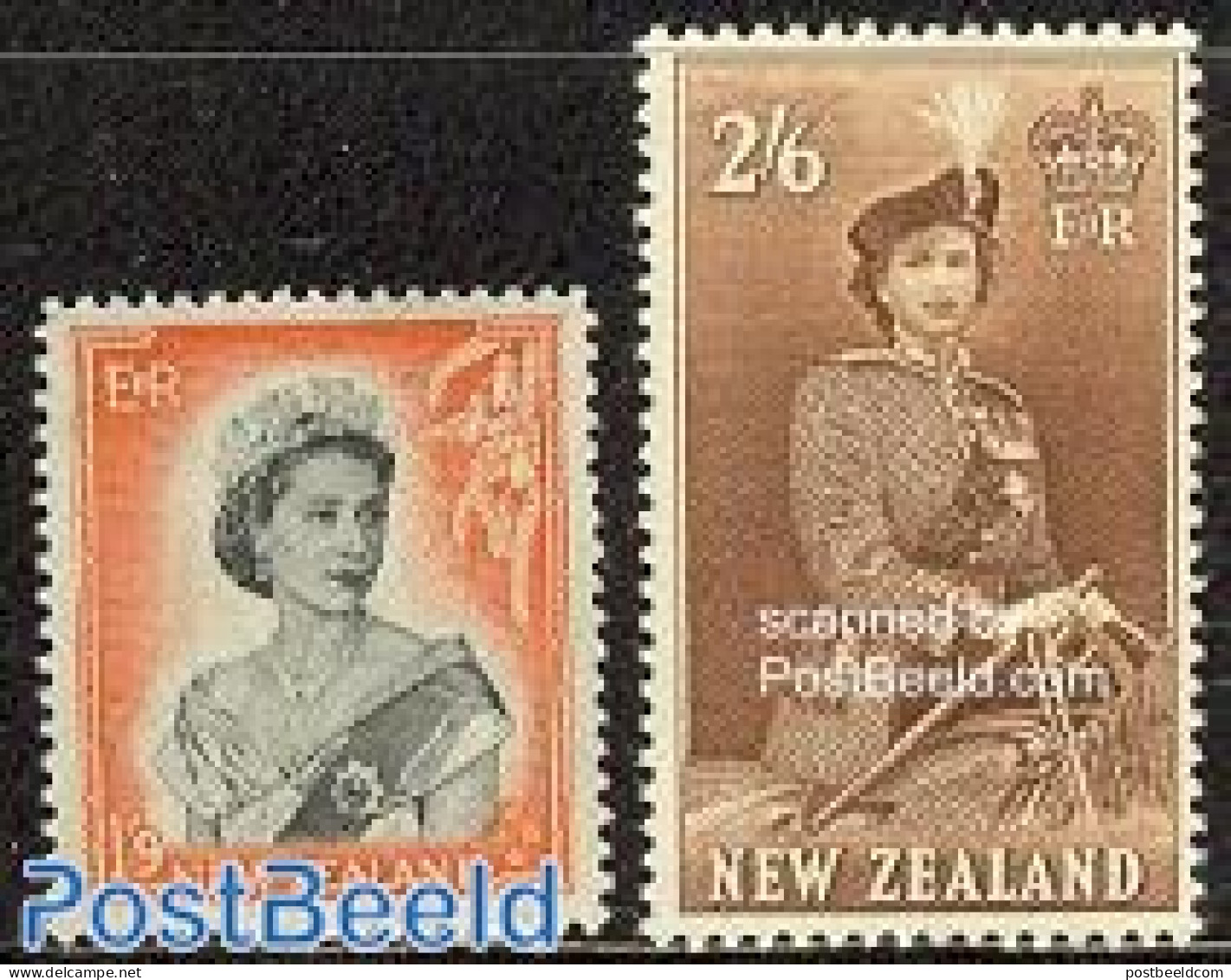 New Zealand 1957 Definitives 2v, Mint NH, Nature - Horses - Unused Stamps