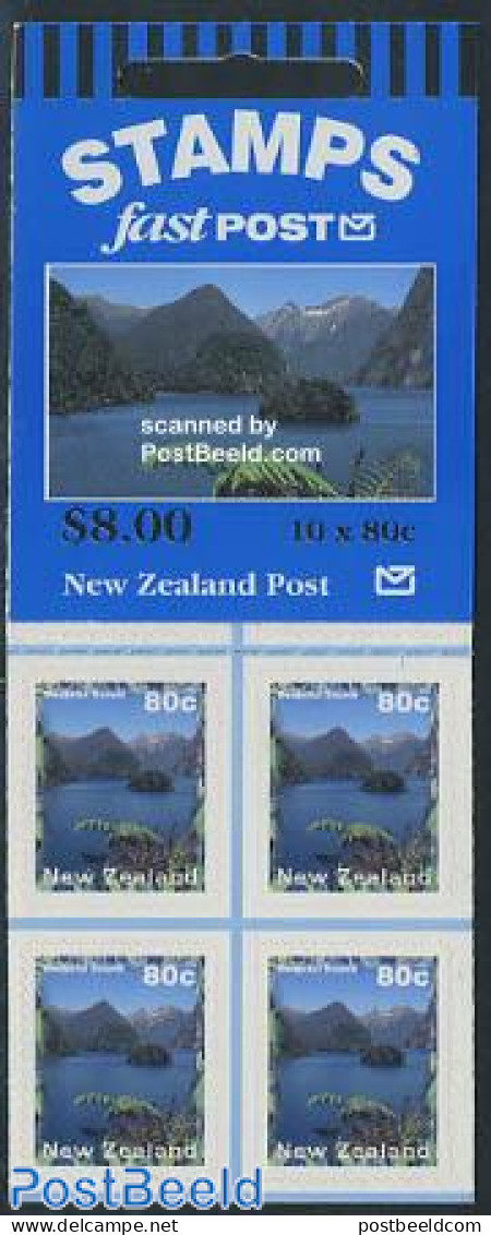 New Zealand 1996 Landscape Booklet, Mint NH, Sport - Mountains & Mountain Climbing - Stamp Booklets - Unused Stamps