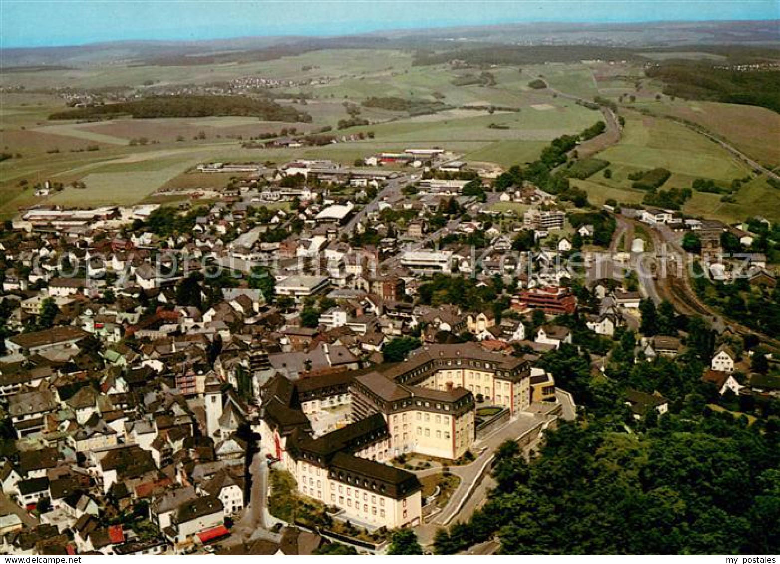 73617152 Hachenburg Westerwald Fliegeraufnahme Hachenburg Westerwald - Hachenburg