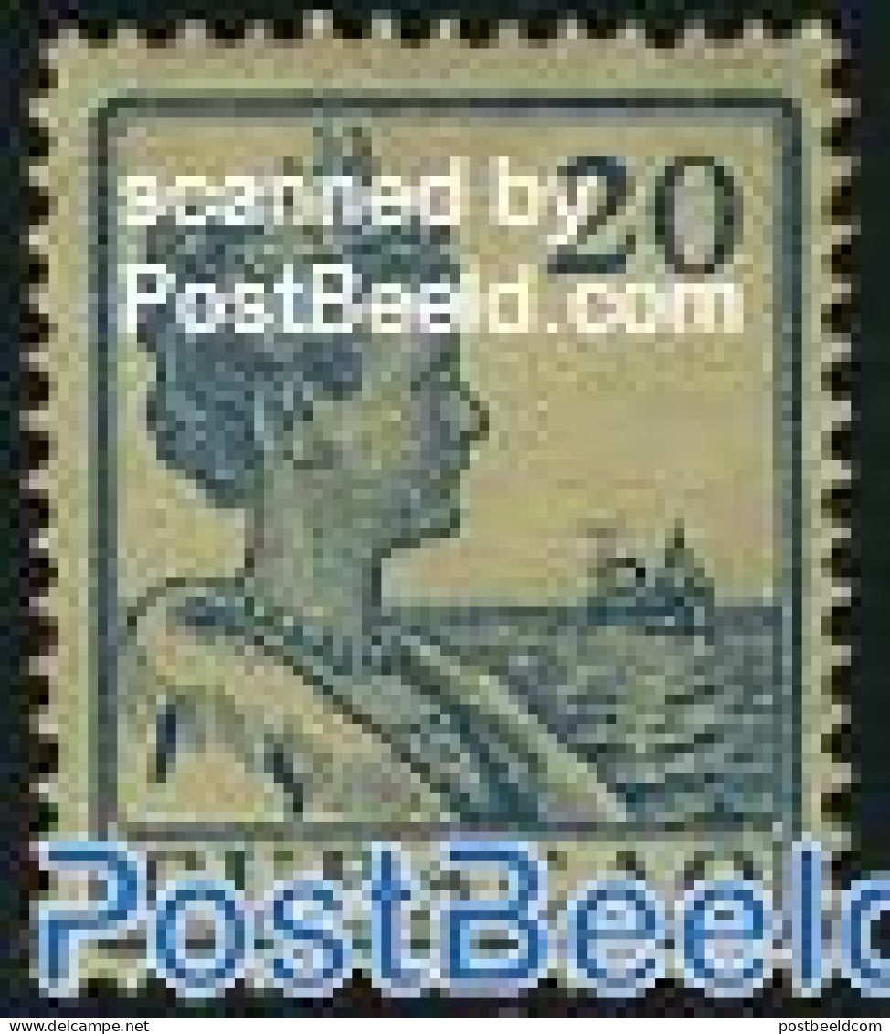 Netherlands Antilles 1922 20c, Stamp Out Of Set, Unused (hinged) - Otros & Sin Clasificación