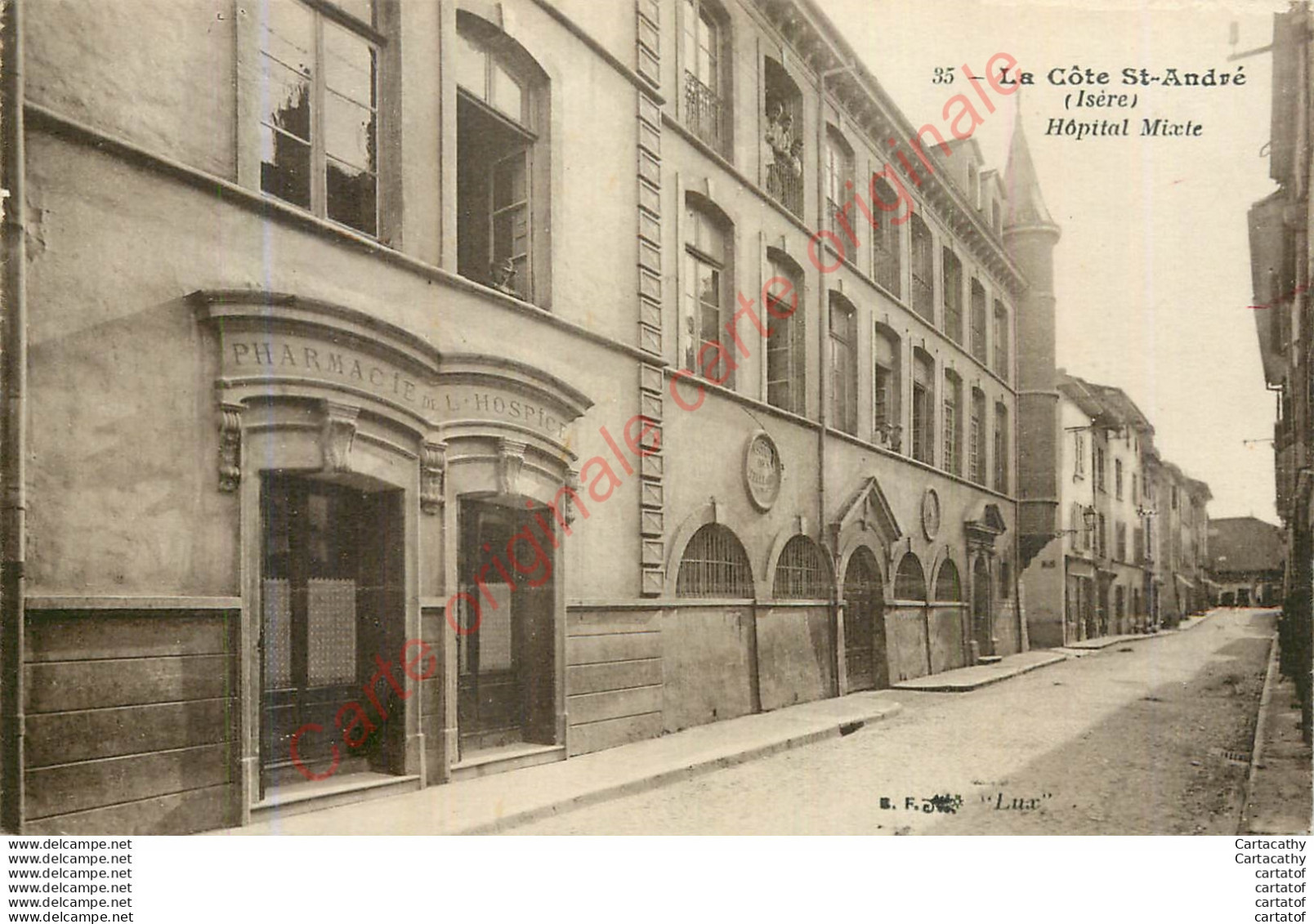38.  LA COTE SAINT-ANDRE .  Hôpital Mixte . - La Côte-Saint-André