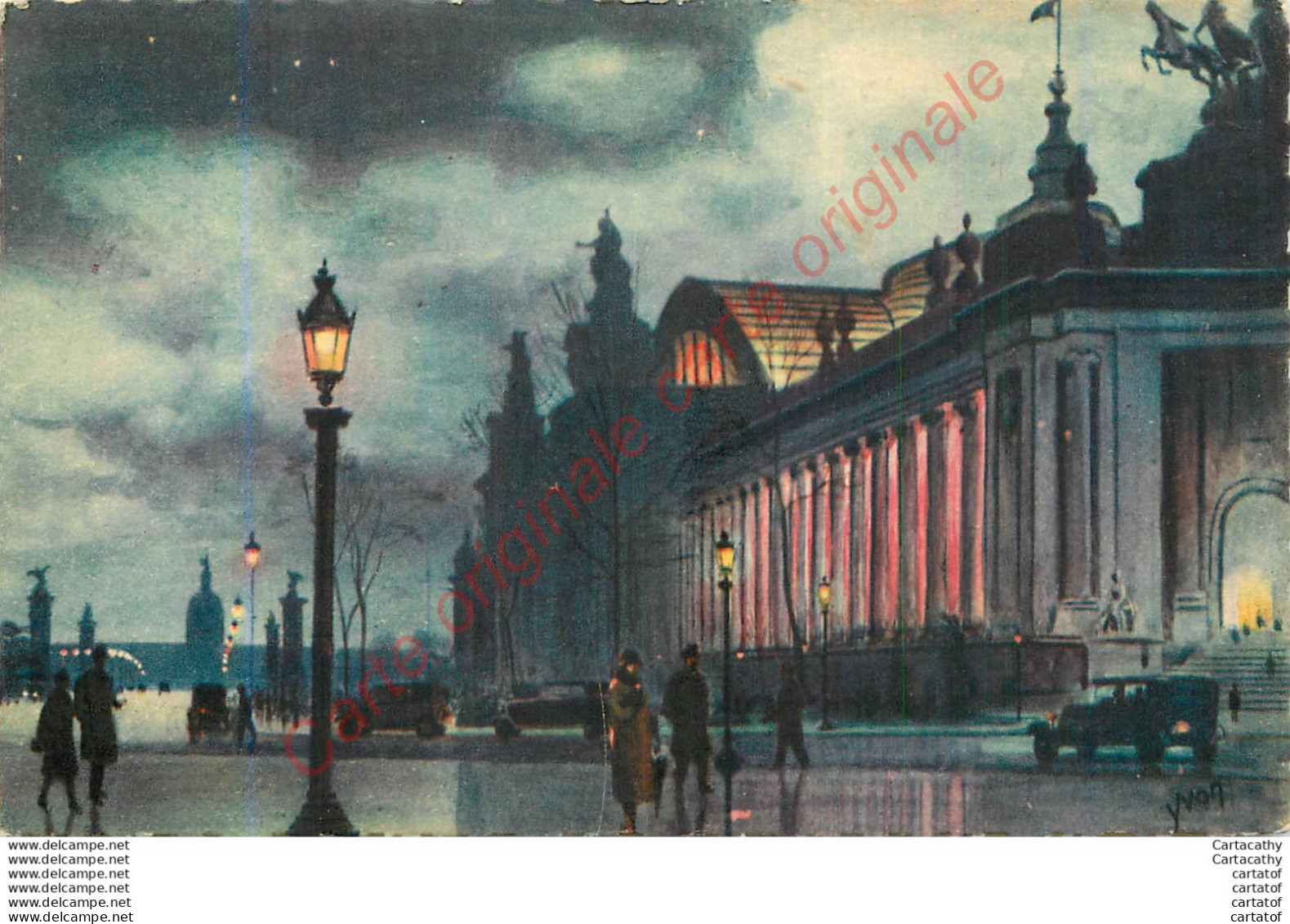 Les Féeries Nocturnes De PARIS .  Le Grand Palais . - Other & Unclassified