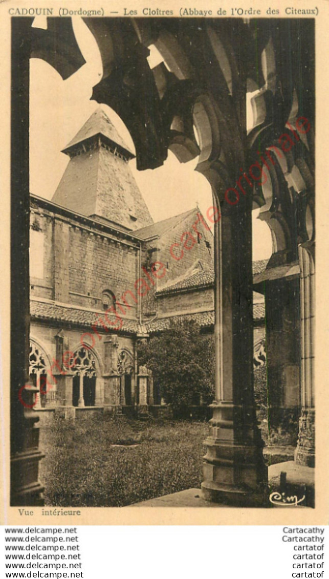 24.  CADOUIN .  Les Cloîtres . Abbaye De L'Ordre Des Citeaux . - Other & Unclassified