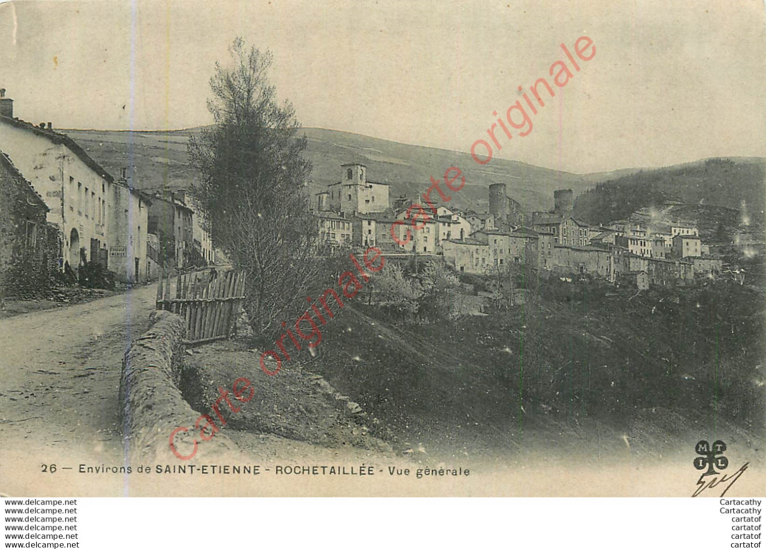 42.  ROCHETAILLEE .  Vue Générale . Environs De Saint-Etienne . - Rochetaillee