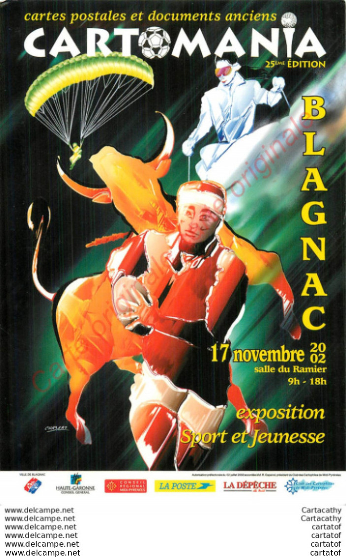 CARTOMANIA 2002 .  BLAGNAC . - Advertising