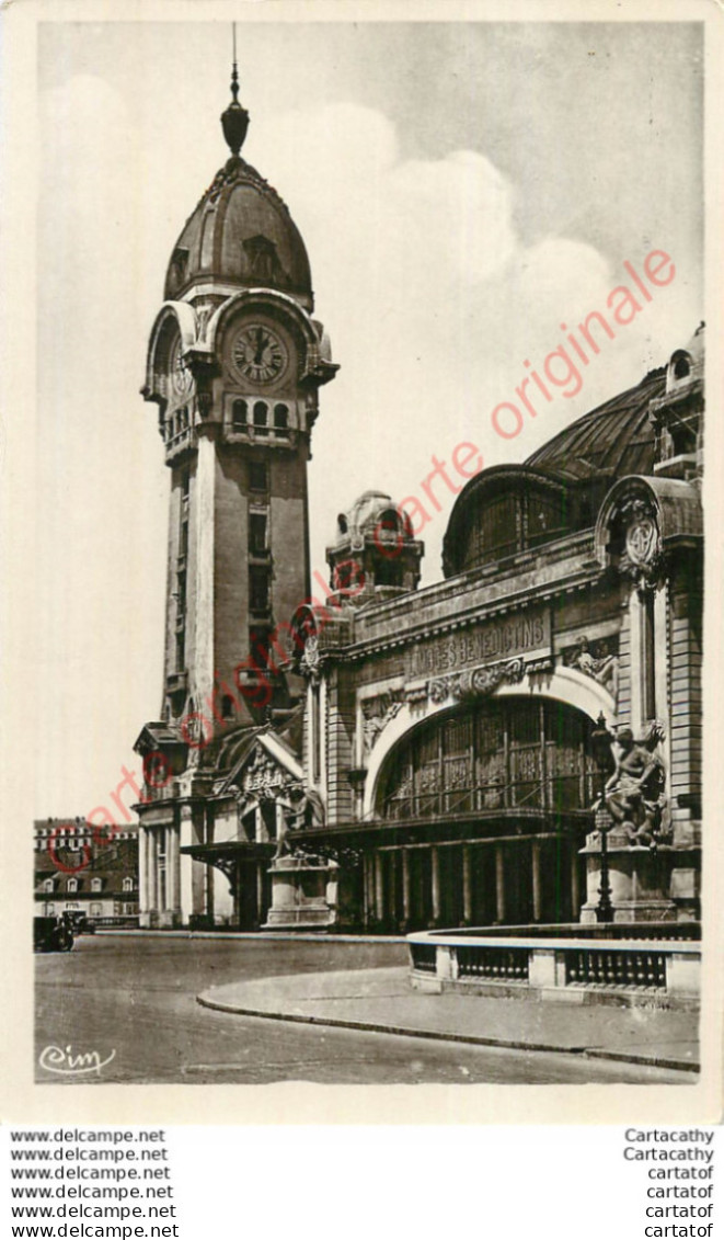 87.  LIMOGES .  La Gare Côté Départ . - Limoges