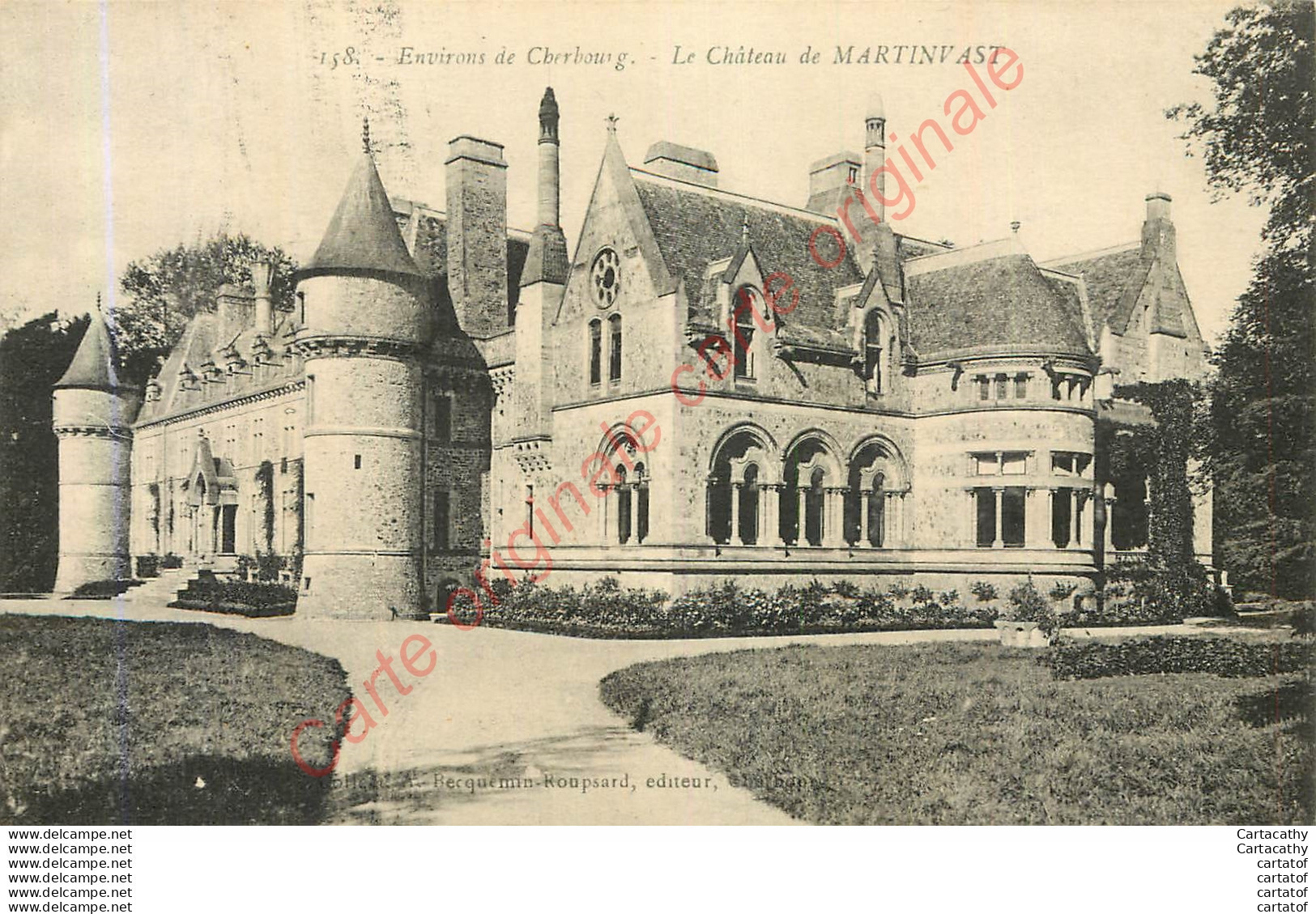 50.  CHERBOURG .   Château De MARTINVAST . - Cherbourg