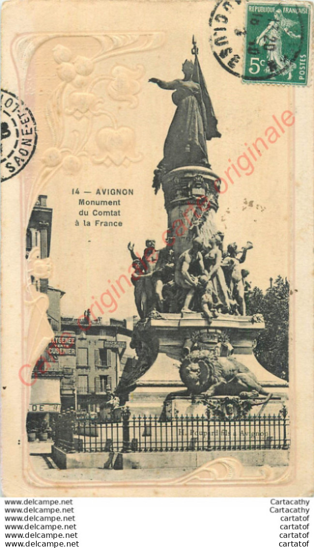 84.  AVIGNON .  Monument Du Comtat à La France . - Avignon