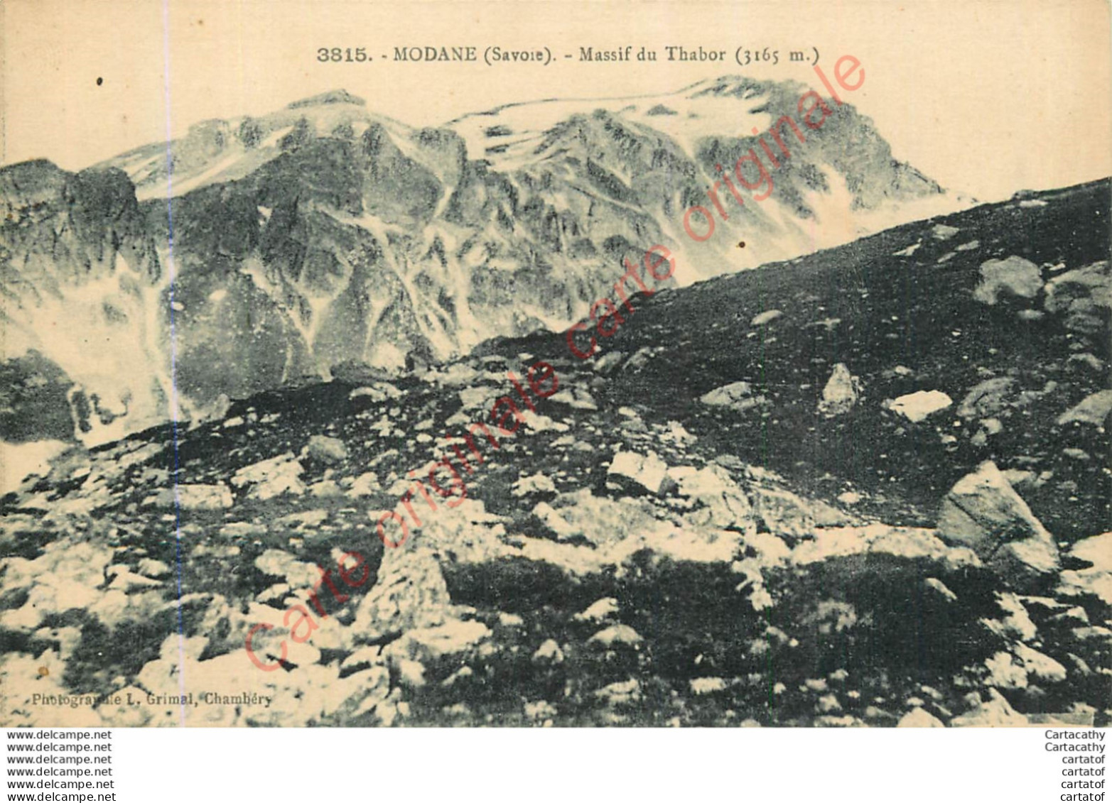 73.  MODANE .  Massif Fu Thabor . - Modane