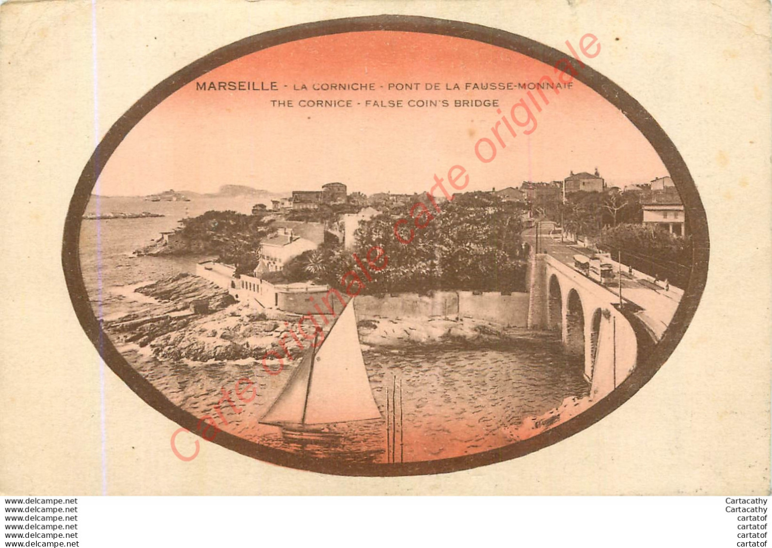 13.  MARSEILLE . LA CORNICHE . PONT DE LA CHAUSSEE . - Non Classés