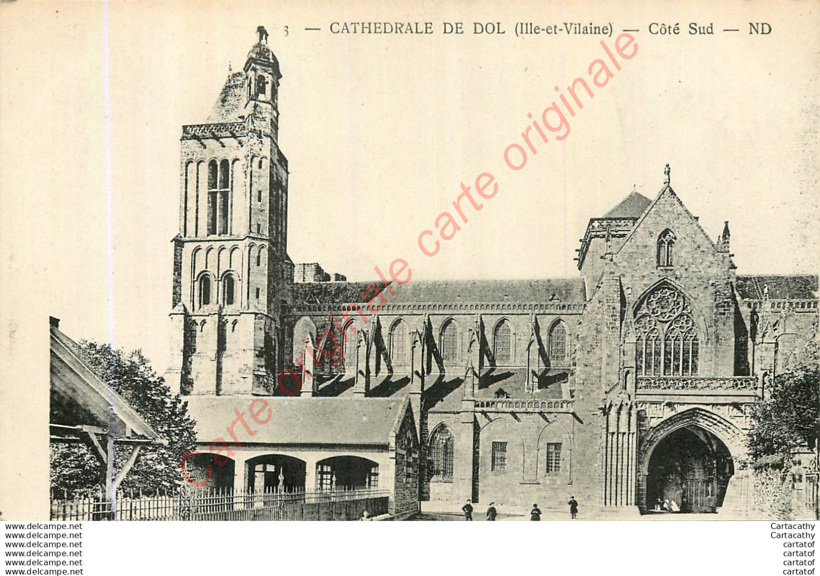 35.  DOL . Cathédrale . Côté Sud . - Dol De Bretagne