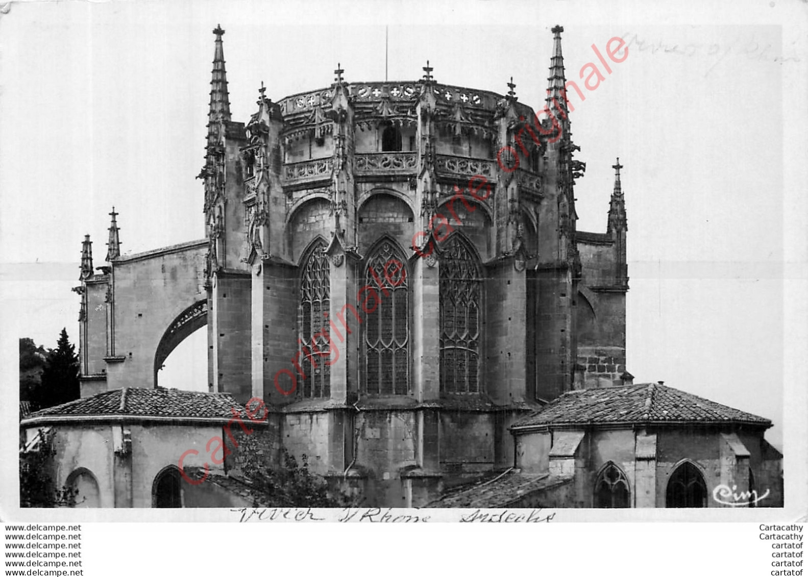 07.  VIVIERS  Sur RHONE .  Chevet De La Cathédrale . - Viviers