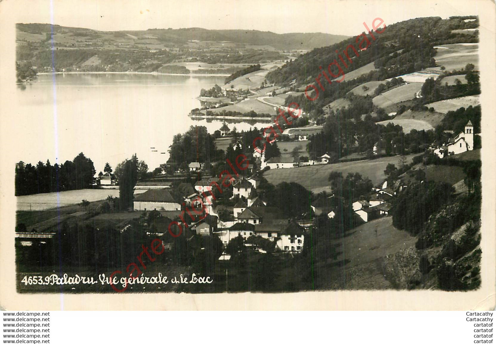 38.  PALADRU .  Vue Générale Et Le Lac . - Paladru
