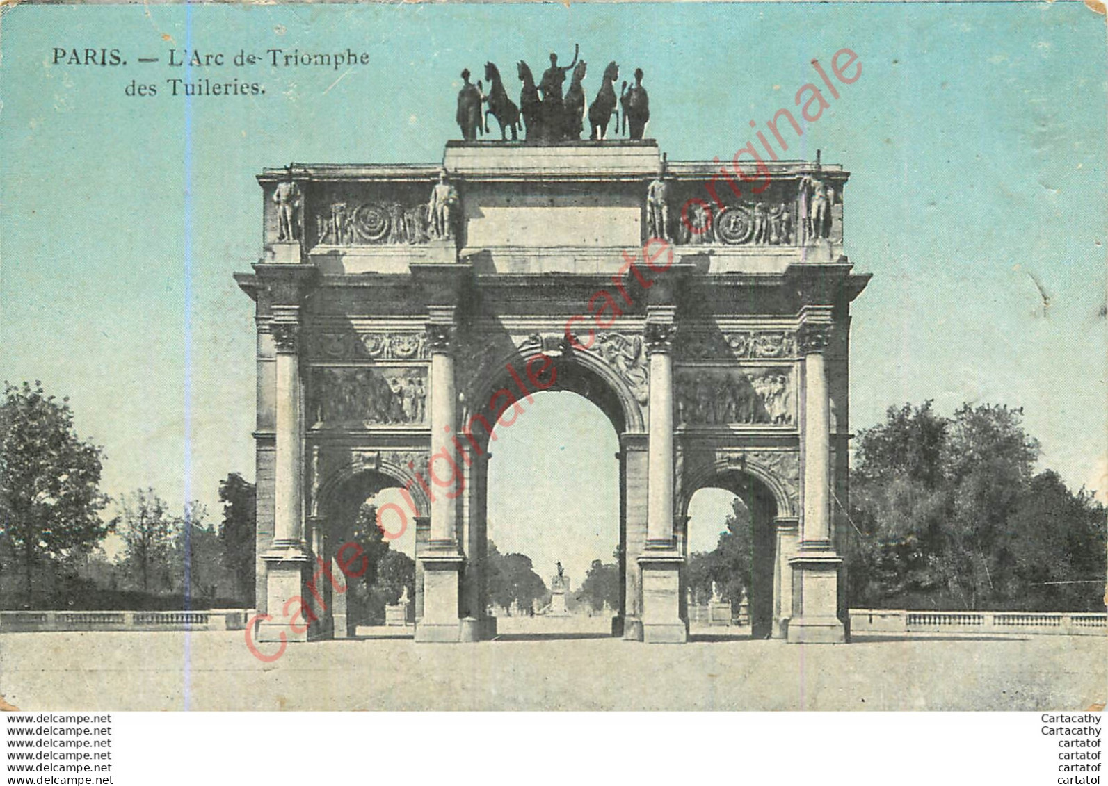 PARIS .  Arc De Triomphe Des Tuileries . - Other & Unclassified