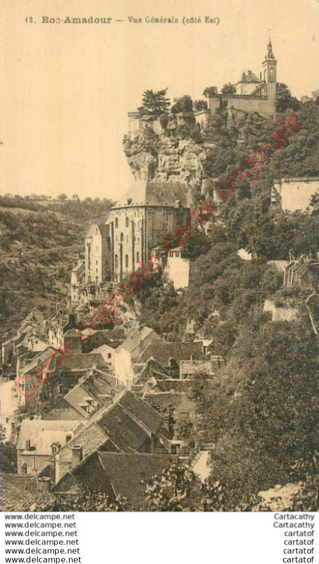 46.  ROCAMADOUR .  Vue Générale . - Rocamadour