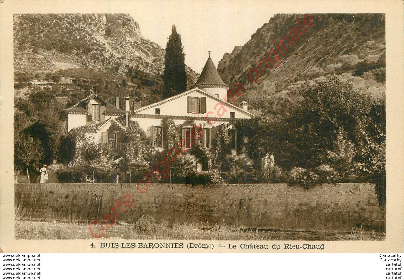 26.  BUIS LES BARONNIES .  Le Château Du Rieu Chaud . - Buis-les-Baronnies