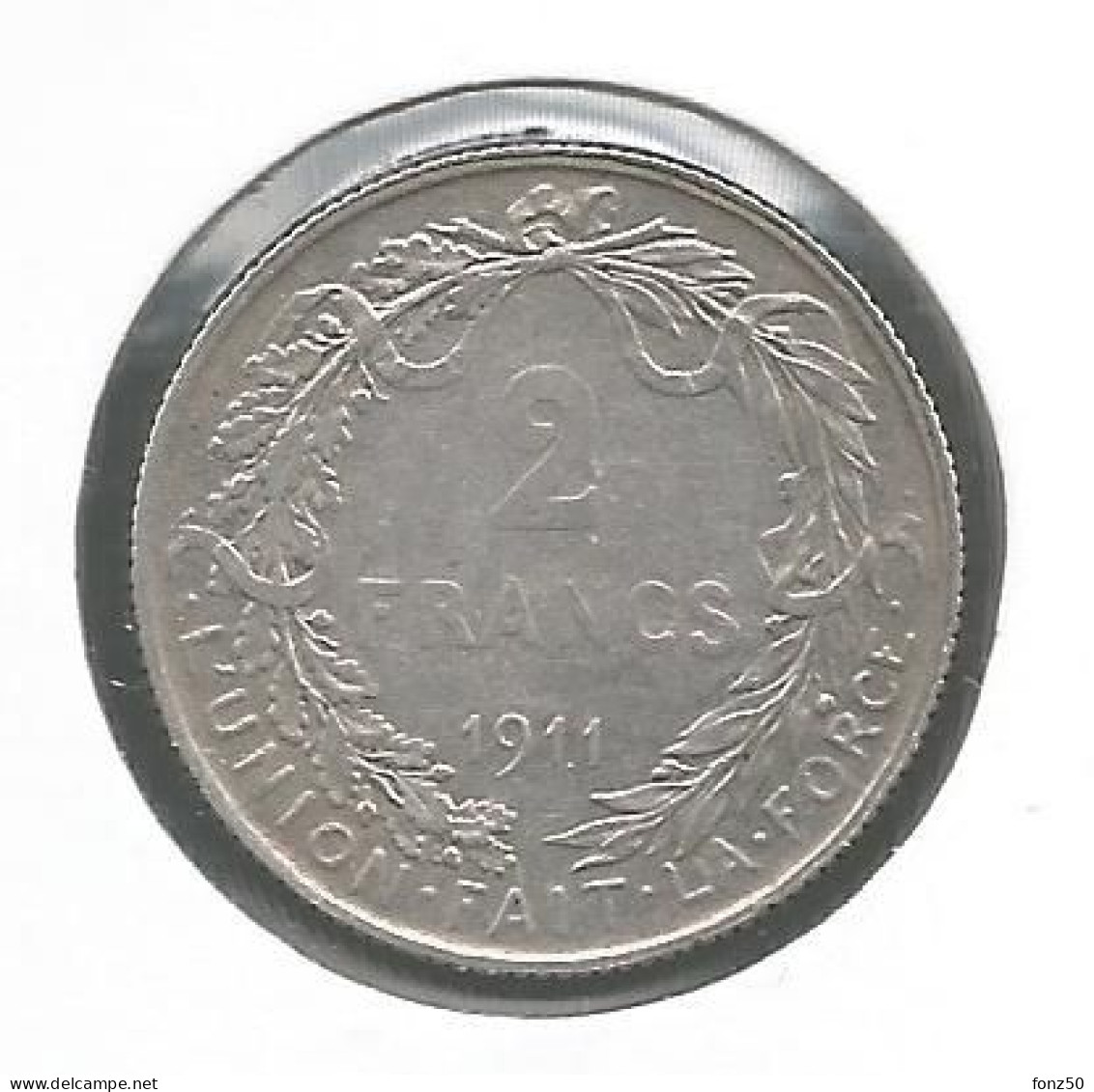 ALBERT I * 2 Frank 1911 Frans * Z.Fraai / Prachtig * Nr 12968 - 2 Francs