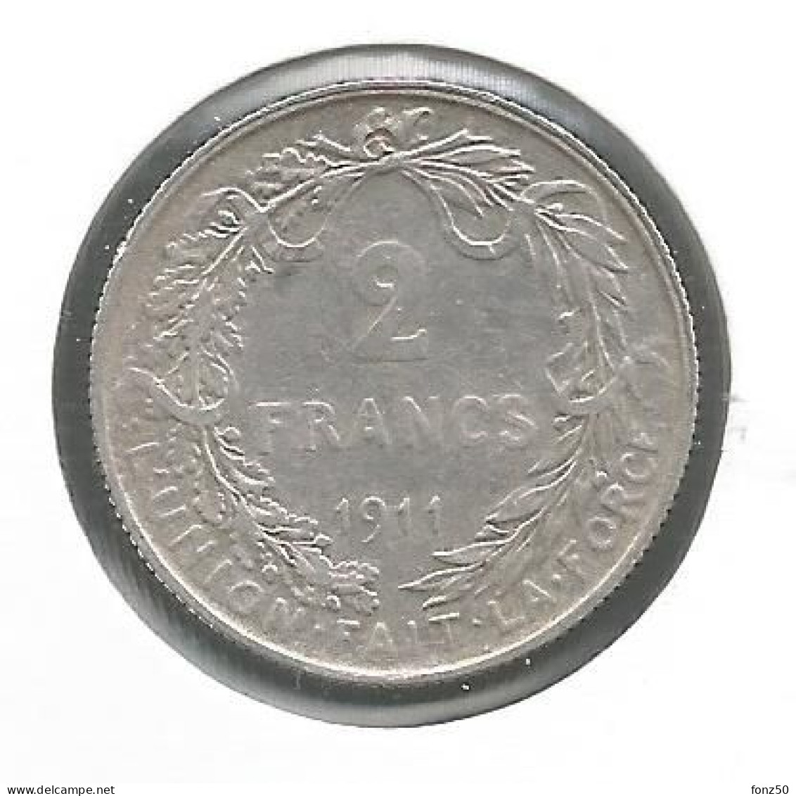 ALBERT I * 2 Frank 1911 Frans * Z.Fraai / Prachtig * Nr 12969 - 2 Francs