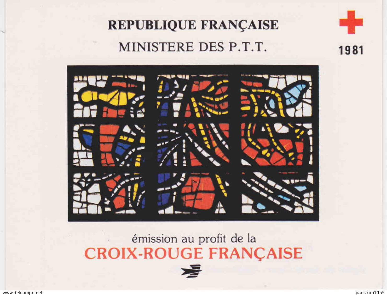 Carnet France Neuf** MNH 1981 Croix-Rouge Française N° 2030 Vitraux De Fernand LÉGER - Croix Rouge
