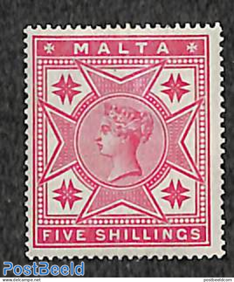 Malta 1886 Queen Victoria 1v, Unused (hinged) - Malta