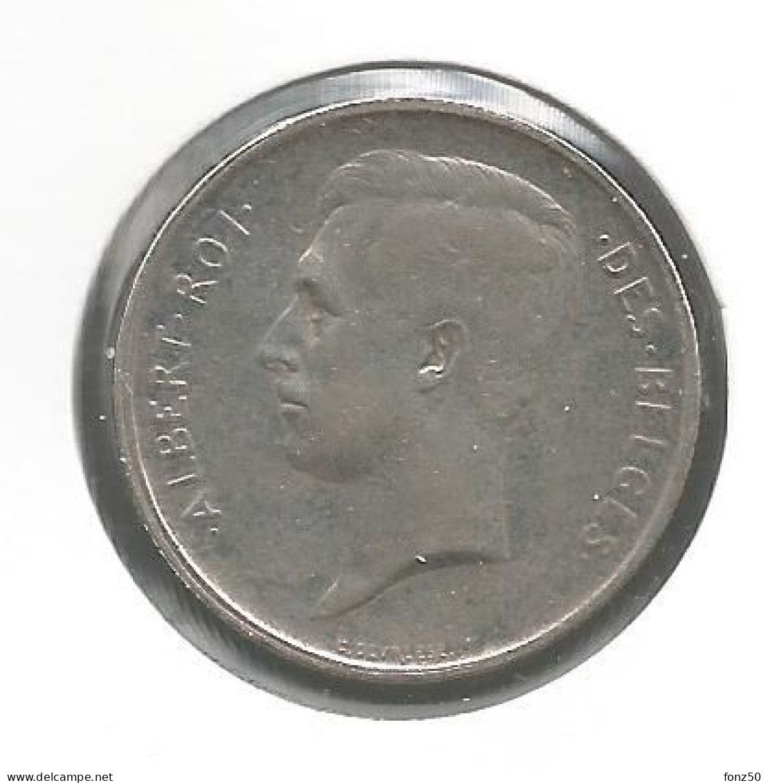 ALBERT I * 2 Frank 1911 Frans * F D C * Nr 12973 - 2 Francs
