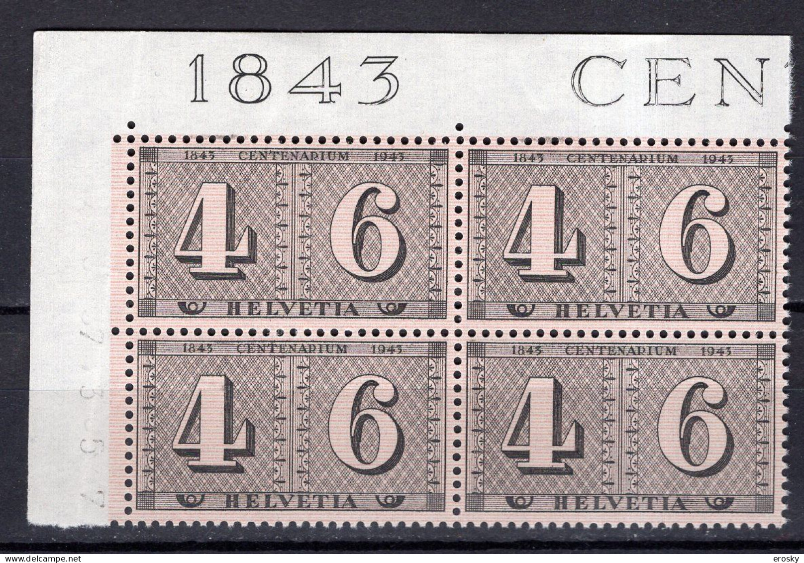 T3398 - SUISSE SWITZERLAND Yv N°384 ** Bloc - Unused Stamps