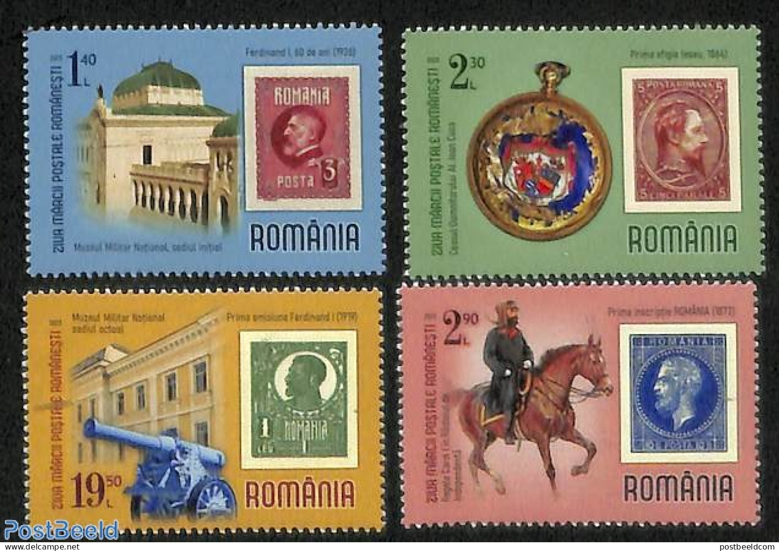 Romania 2023 King Ferdinand Military Museum 4v, Mint NH, History - Nature - Kings & Queens (Royalty) - Militarism - Ho.. - Nuovi