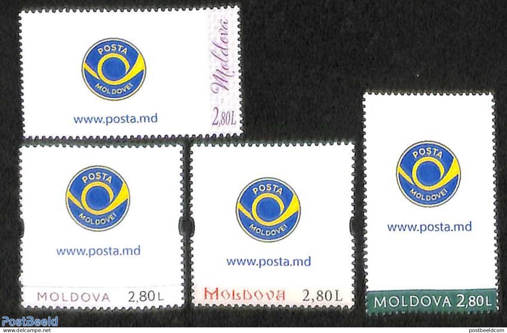 Moldova 2023 Personal (frame) Stamps 4v, Mint NH - Otros & Sin Clasificación